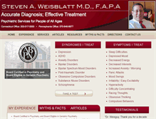 Tablet Screenshot of drweisblatt.com
